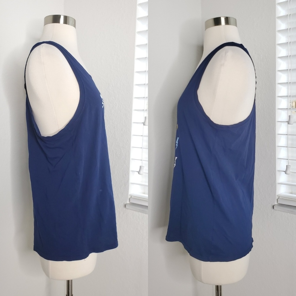 SOULCYCLE Racerback Blue Tank Top S. - Picture 3 of 6